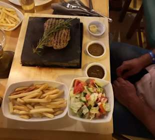 Kamelsteak hot stone 