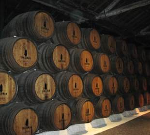 Lagerung und Reifung von Portwein