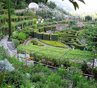 Impressionen vom Rundgang durch die Gärten