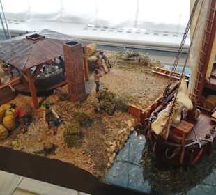 Diorama im Museum