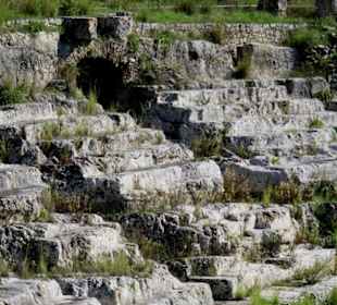 Sitzreihen im röm. Theater