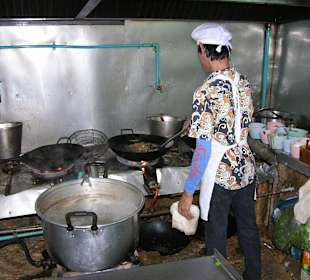 Chanthaburi Nachtmarkt Küche