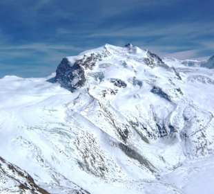 Monte Rosa mit Gletscher