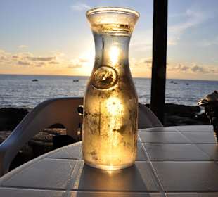 Kiosko 7 Islas - Vino de la Casa vor dem Essen