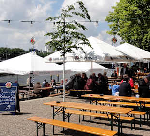 Biergarten des Paulaner´s an der Weser