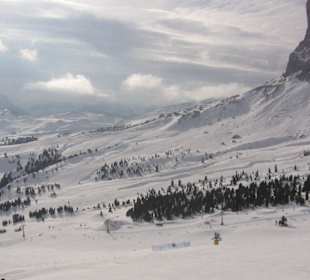 Ausblick auf die Piste