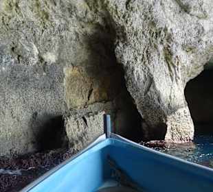 Es gibt verschiedene Grotten