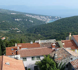 Ort Labin, Blick auf Rabac