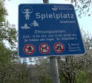 Spielplatz Stadthalle Blaubeuren