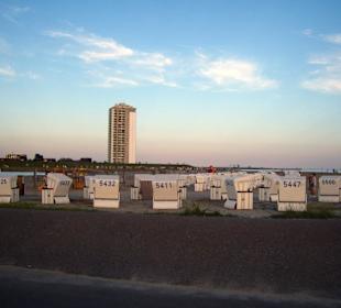 Der Büsumer-Strand im Abendlicht!