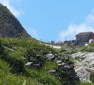 Aufstieg zur Hütte
