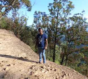 Chamila am Ella Rock