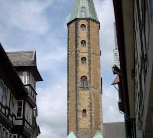 Blick auf den Kirchturm