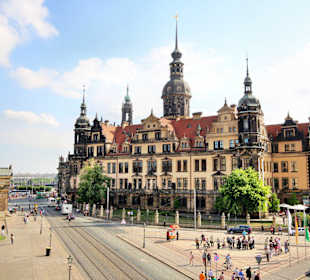 Blick zum Residenzschloss