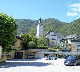 Der Parkplatz Landhotel Post Ebensee