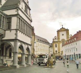 Blick vom Rathaus zur Marktkirche