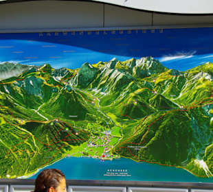 Die Gegend auf der Karte