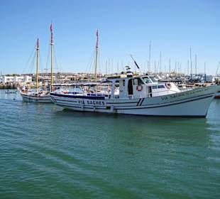 Aussicht auf Lagos Hafen