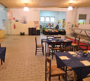 Der Gastrobereich des Mercato Civico