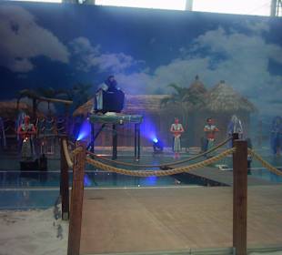 Abendshow in der Südsee