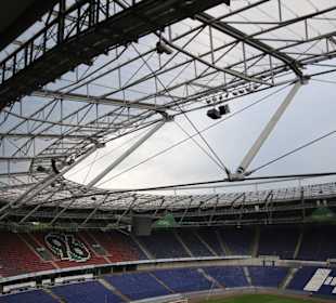 Konstruktion des Stadiondachs