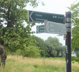 Haussee - Wegweiser
