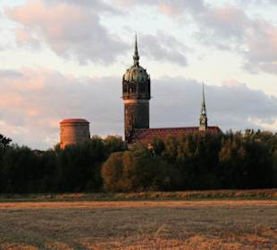 Schlosskirche im Abendlicht