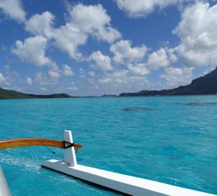 Die Lagune von Bora Bora