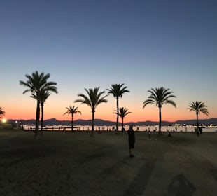 Sonnenuntergang am Strand