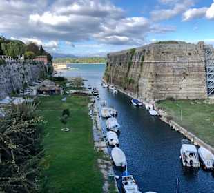 Aussicht von der Zugangsbrücke