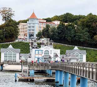 Blick von Seebrücke zur Ortschaft