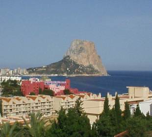 Blick auf den Penon de Ifach