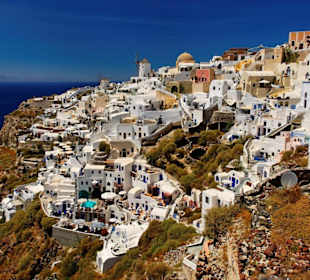Widok na santorini