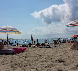 Der Strand gegen Mittag