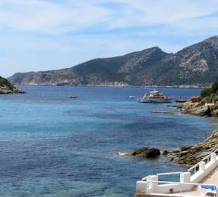 Badeplätze und Blick auf sa Dragonera