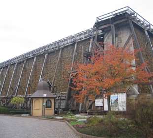 Widok tężni - od zewnątrz