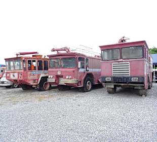 Auf dem Freigelände verrotten wahre Schätze