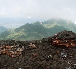 View from Vulcano Pacaya, Guatemala