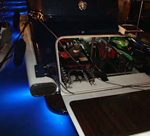 Yacht im Hafen von Ibizastadt