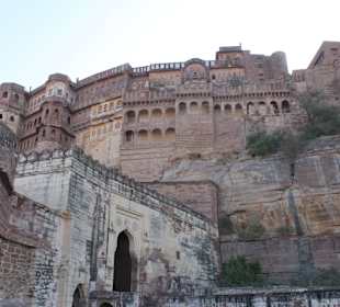 Wnętrze fortu Meherangarh