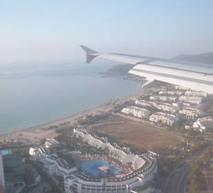 Anflug auf Ibiza