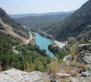 Ausblick auf den Staudamm