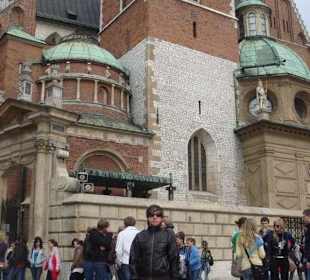 Wawel - Vorplatz der Kathedrale