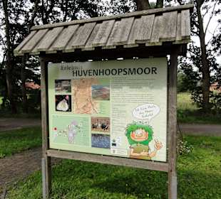 Infotafel zum Moorerlebnispfad