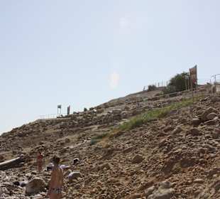 Oaza Ein Gedi nad Morzem Martwym