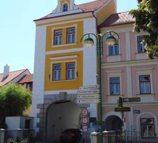 Eingangstor in die Altstadt von Třeboň