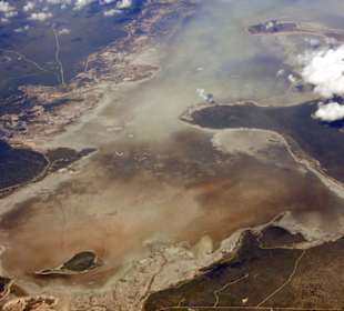 Etosha Pfanne aus 4000m Höhe