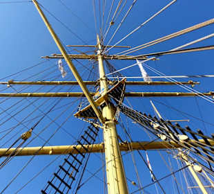 Impressionen vom Deck des Schulschiffes