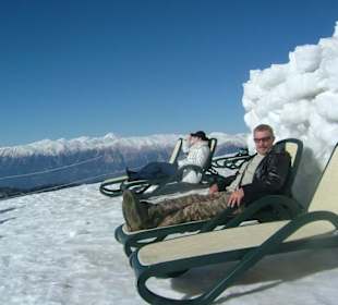 Weihnachten im Schnee und am Strand