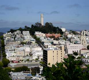 Sicht von der Lombard Street aus